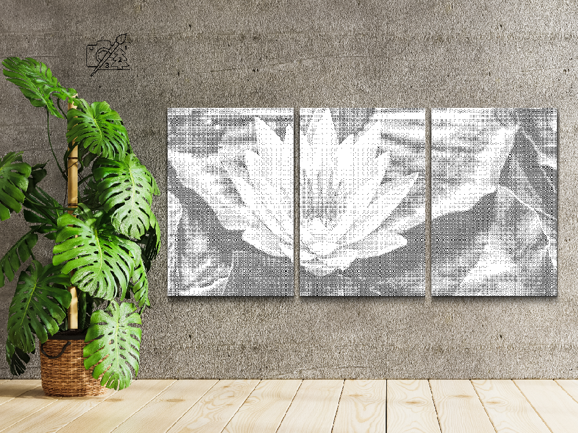 Lotus, Symbol der Weisheit (3er-Set) - Dottingo