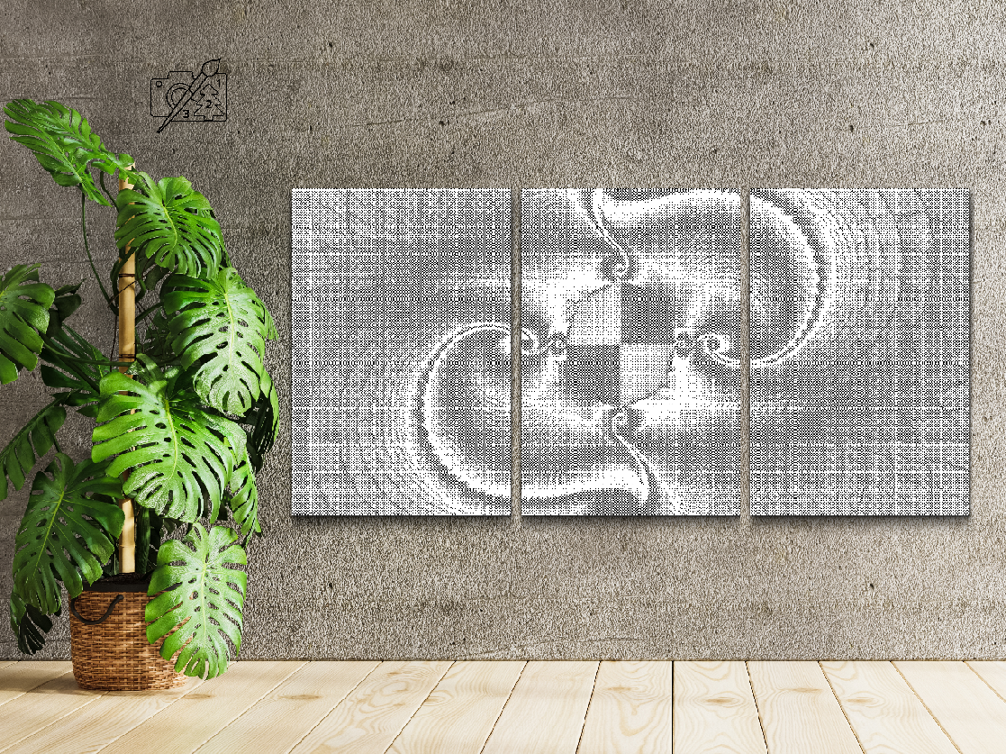 Abstraktes Design (3er-Set) - Dottingo