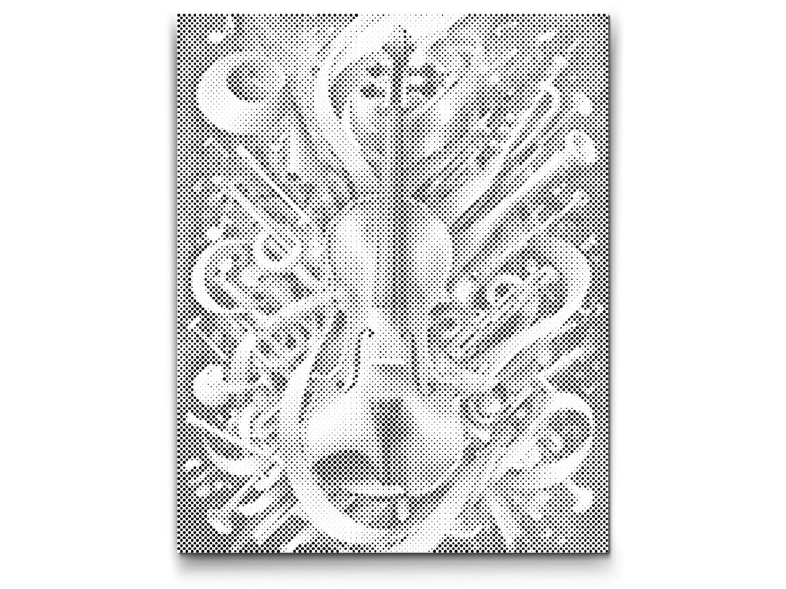 Abstrakte Violine - Dottingo