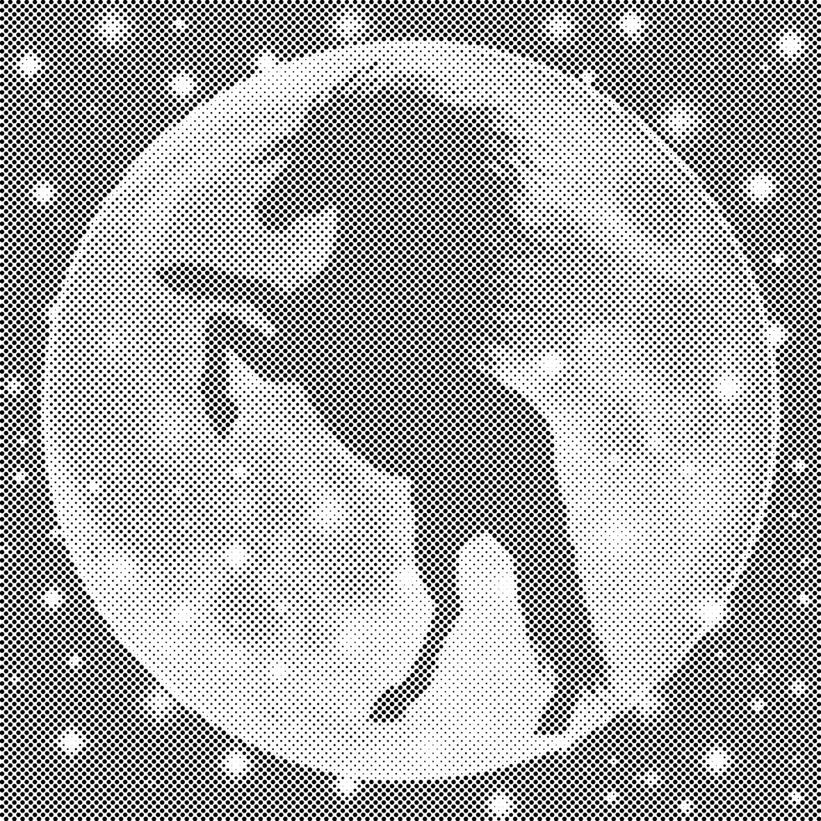 Silhouette eines Pferdes auf dem Mond - Dottingo