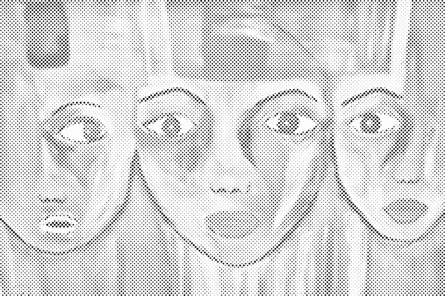 Abstrakte Gesichter 3 - Dottingo