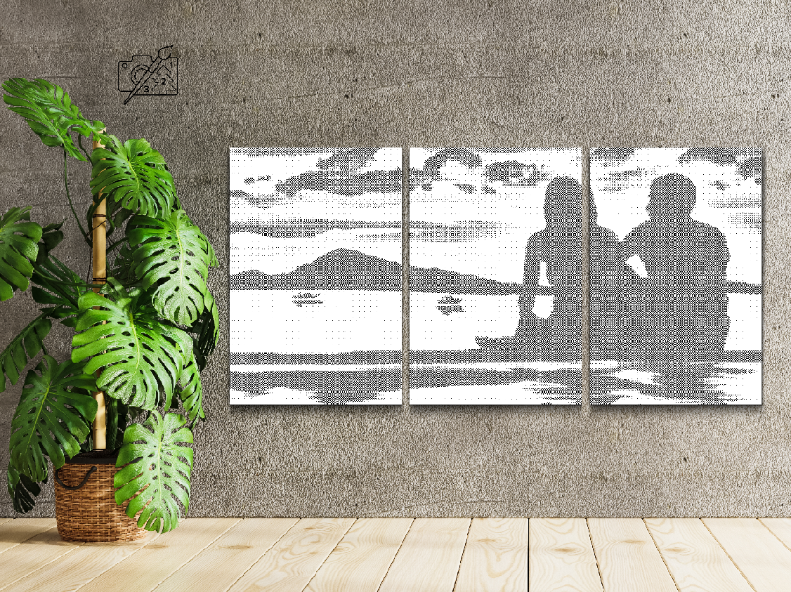 Romantischer Strand (3er-Set) - Dottingo