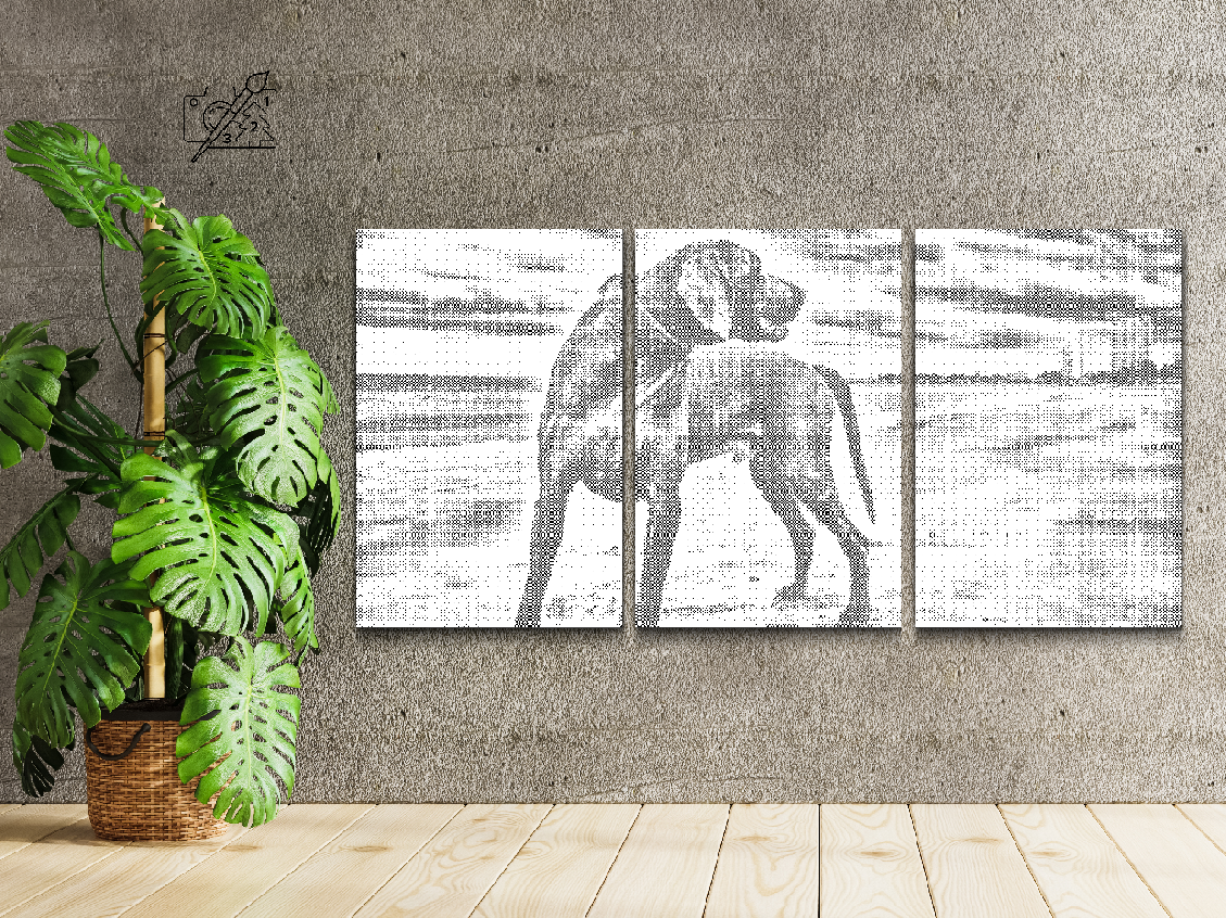 Hund am Strand (3er-Set) - Dottingo