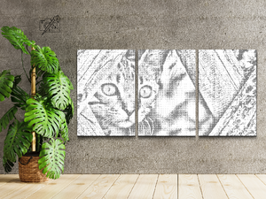 Wachsame Katze (3er-Set) - Dottingo