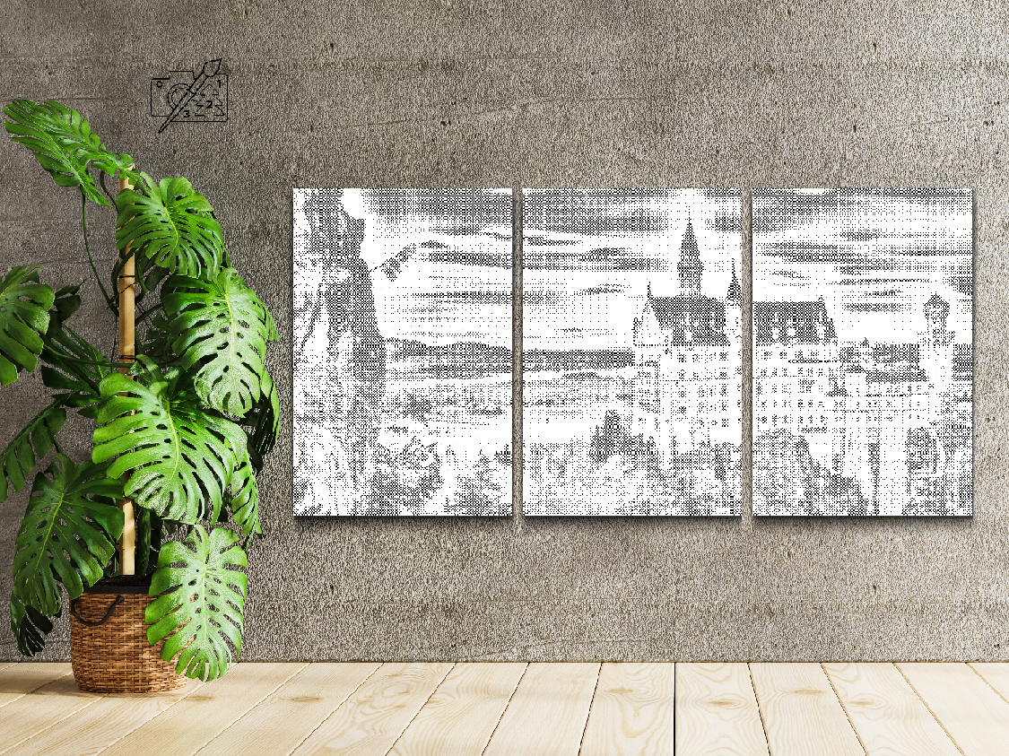 Schloss Neuschwanstein in Bayern (3er-Set) - Dottingo