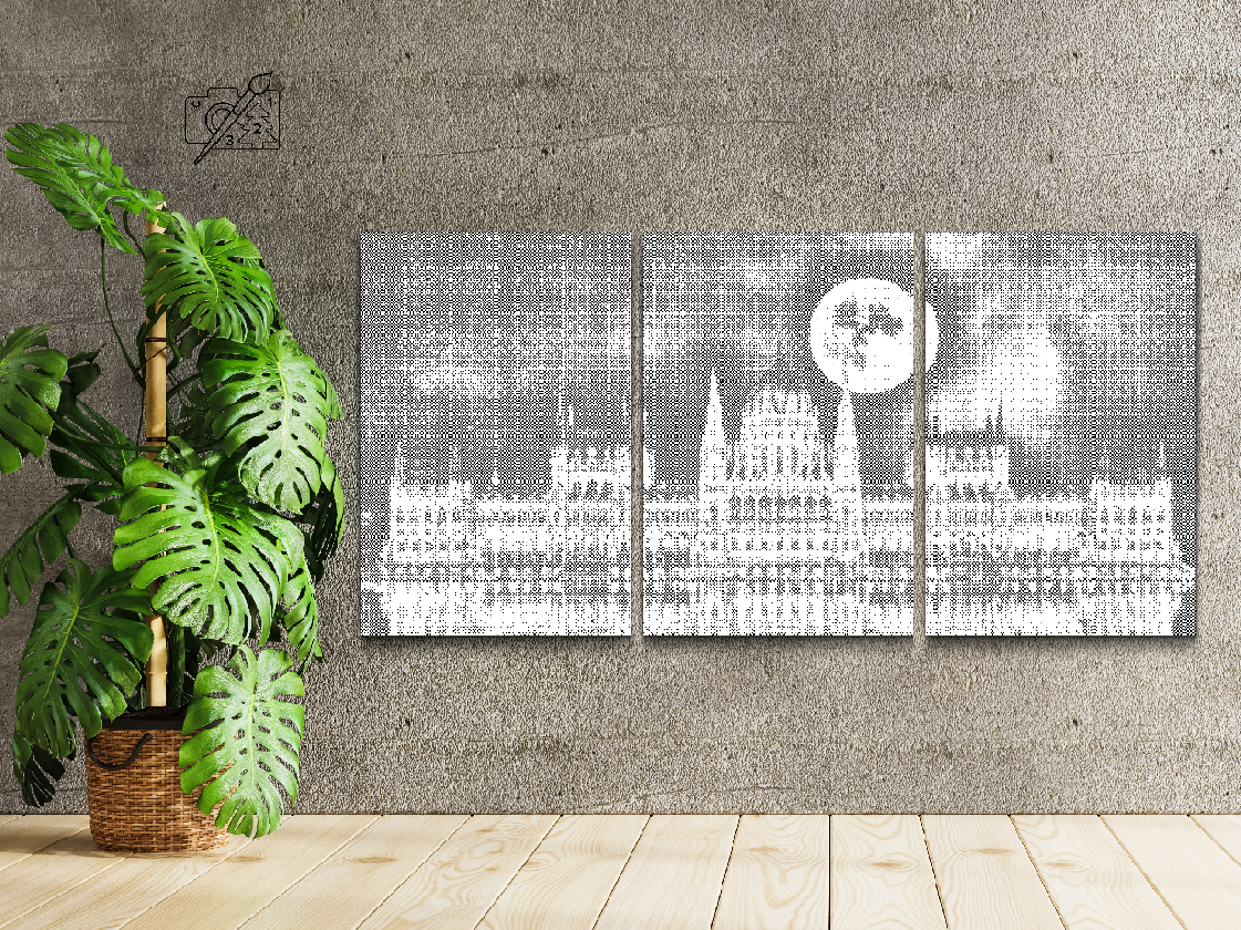 Budapest in der Nacht (3er-Set) - Dottingo