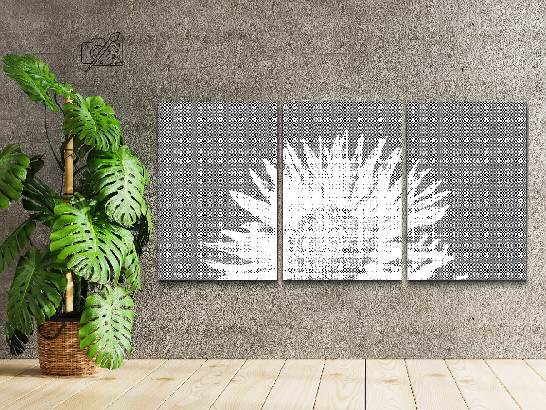 Blauer Himmel mit Sonnenblume (3er-Set) - Dottingo