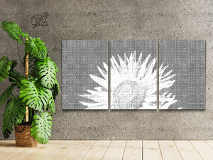 Blauer Himmel mit Sonnenblume (3er-Set) - Dottingo