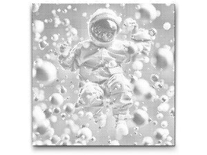 Abstrakter Astronaut - Dottingo