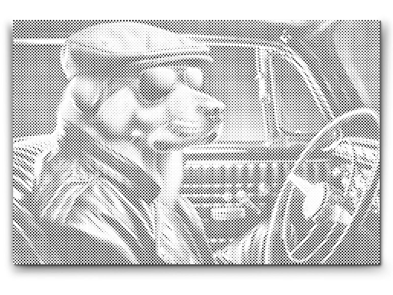 Hund in einem schwarzen Cabrio - Dottingo