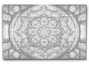 Mandala mit einer Blume in der Mitte - Dottingo