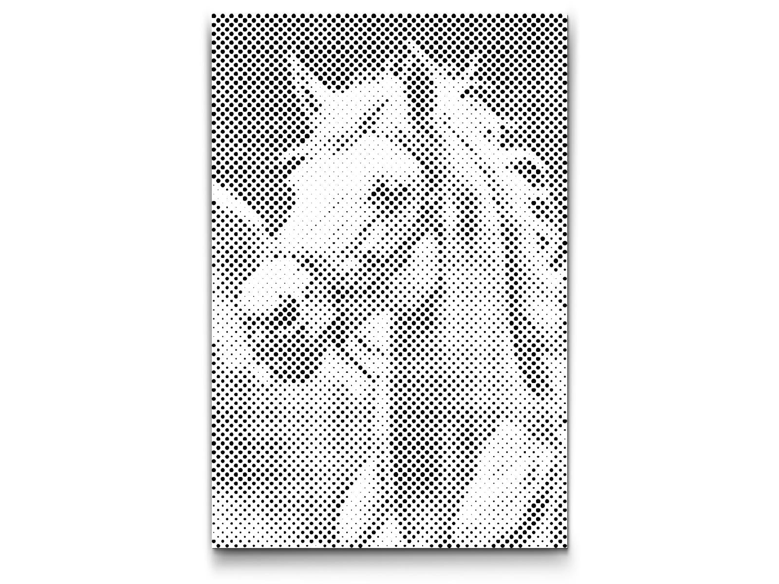 Weißer Pegasus in den Wolken - Dottingo