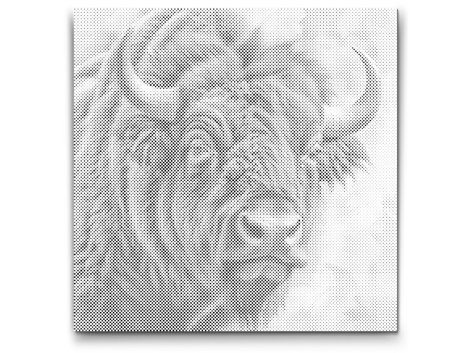 Bison in gedeckten Grüntönen - Dottingo