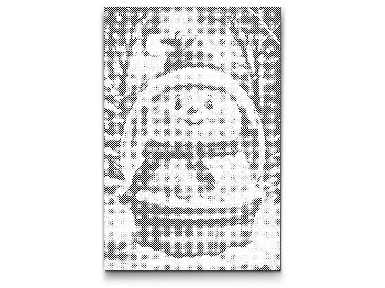 Schneekugel mit Schneemann - Dottingo