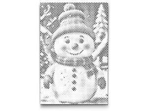 Schneemann für Kinder - Dottingo