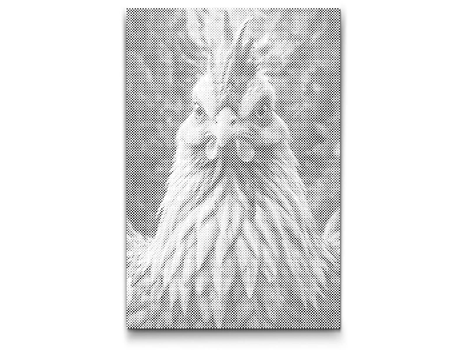 Huhn in dunklen Türkistönen - Dottingo