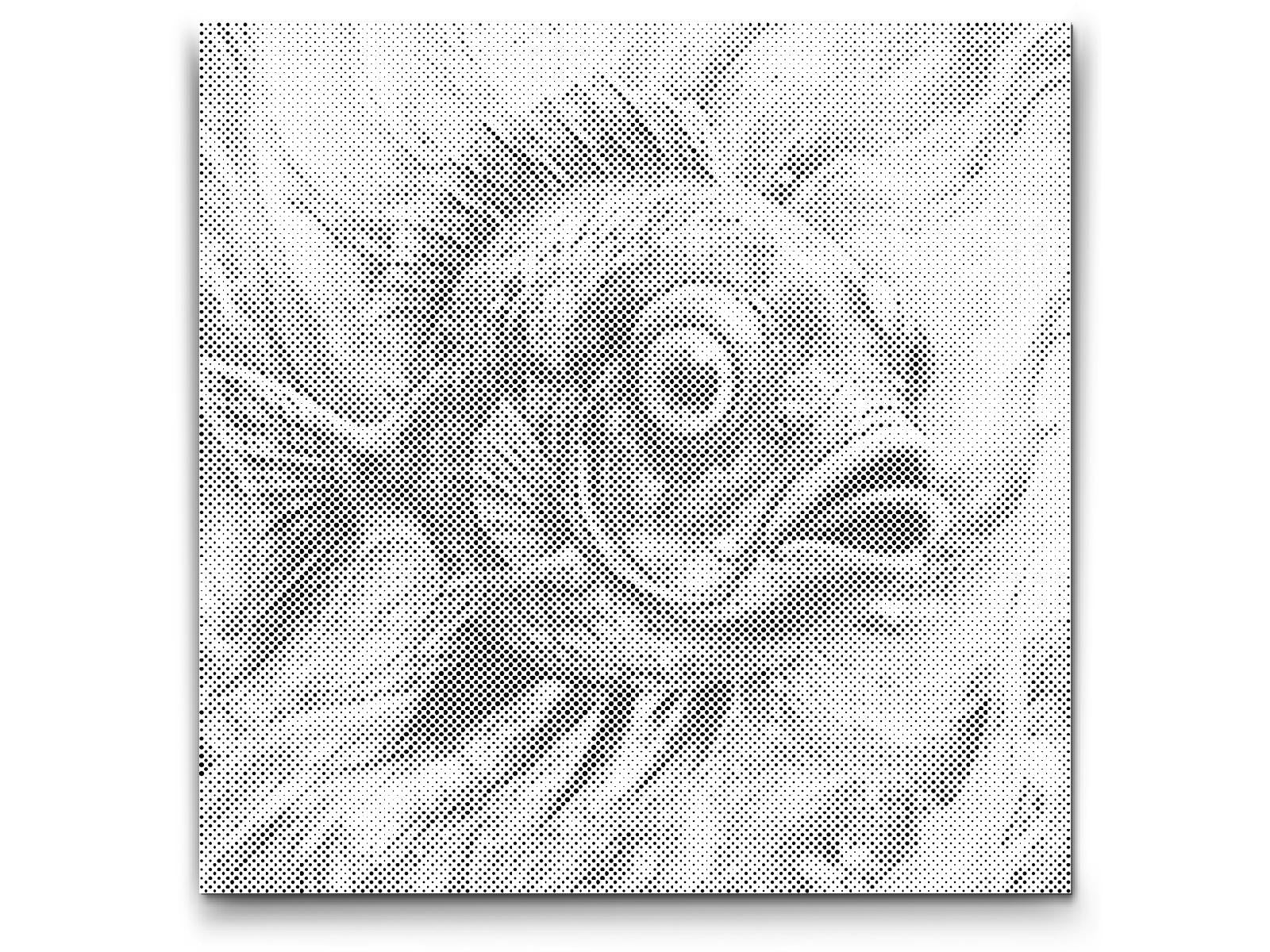 Fisch in Türkis- und Orangetönen - Dottingo