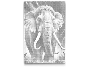 Mammut in dunklen Türkistönen - Dottingo