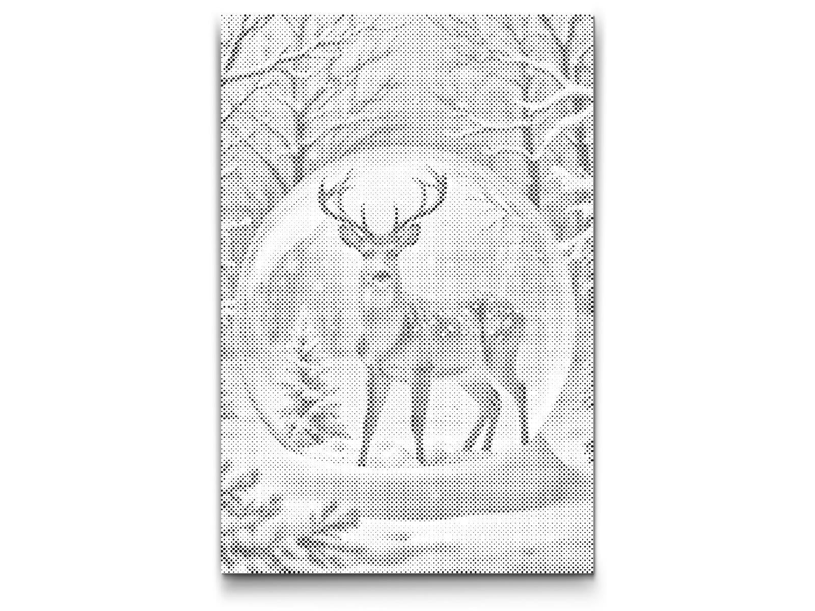 Hirsch in Schneekugel - Dottingo
