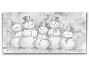 Schneemann-Familie - Dottingo