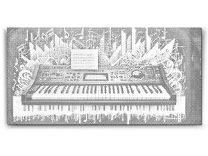 Farbiges Keyboard - Dottingo