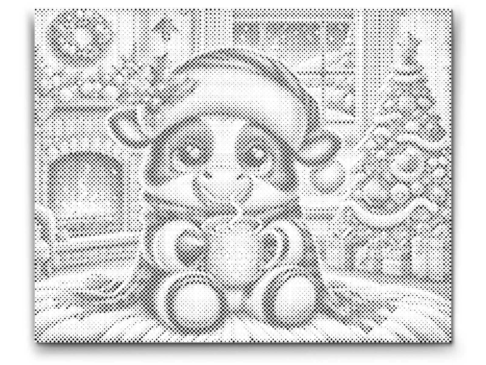 Weihnachtskuh und eine Tasse Kaffee - Dottingo