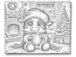 Weihnachtskuh und eine Tasse Kaffee - Dottingo