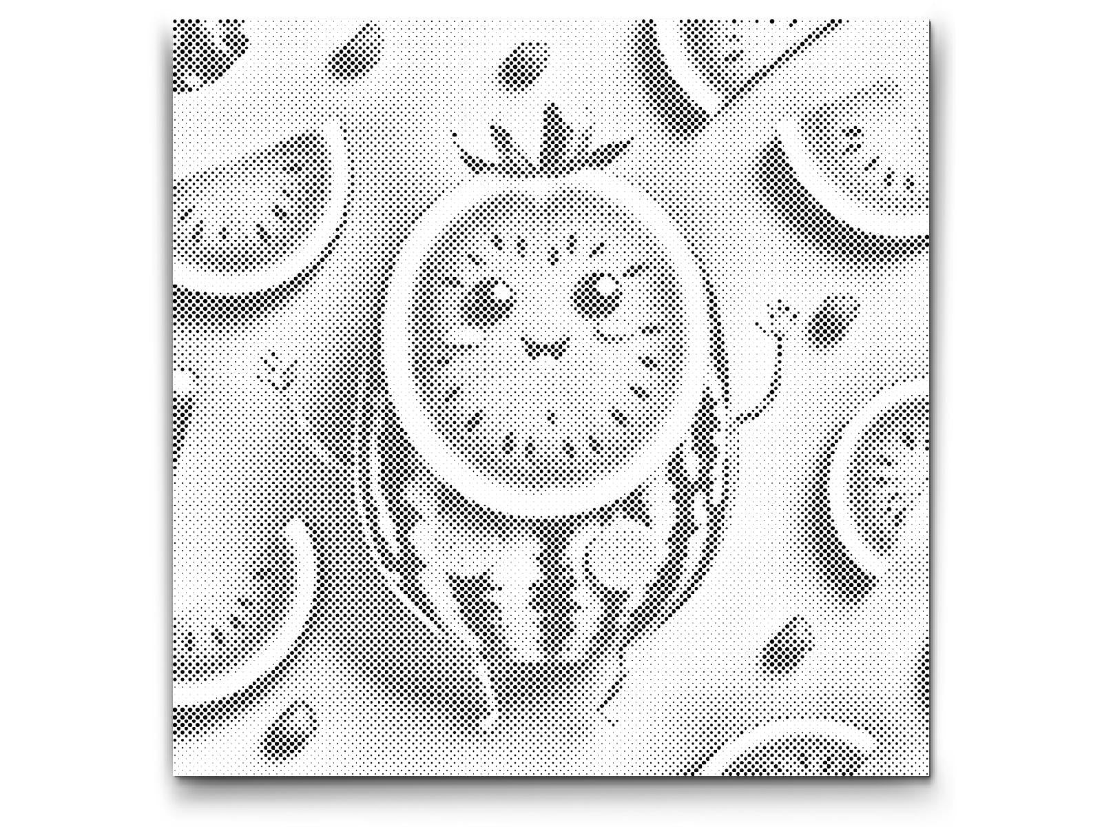 Niedliche Melone mit Gesicht - Dottingo