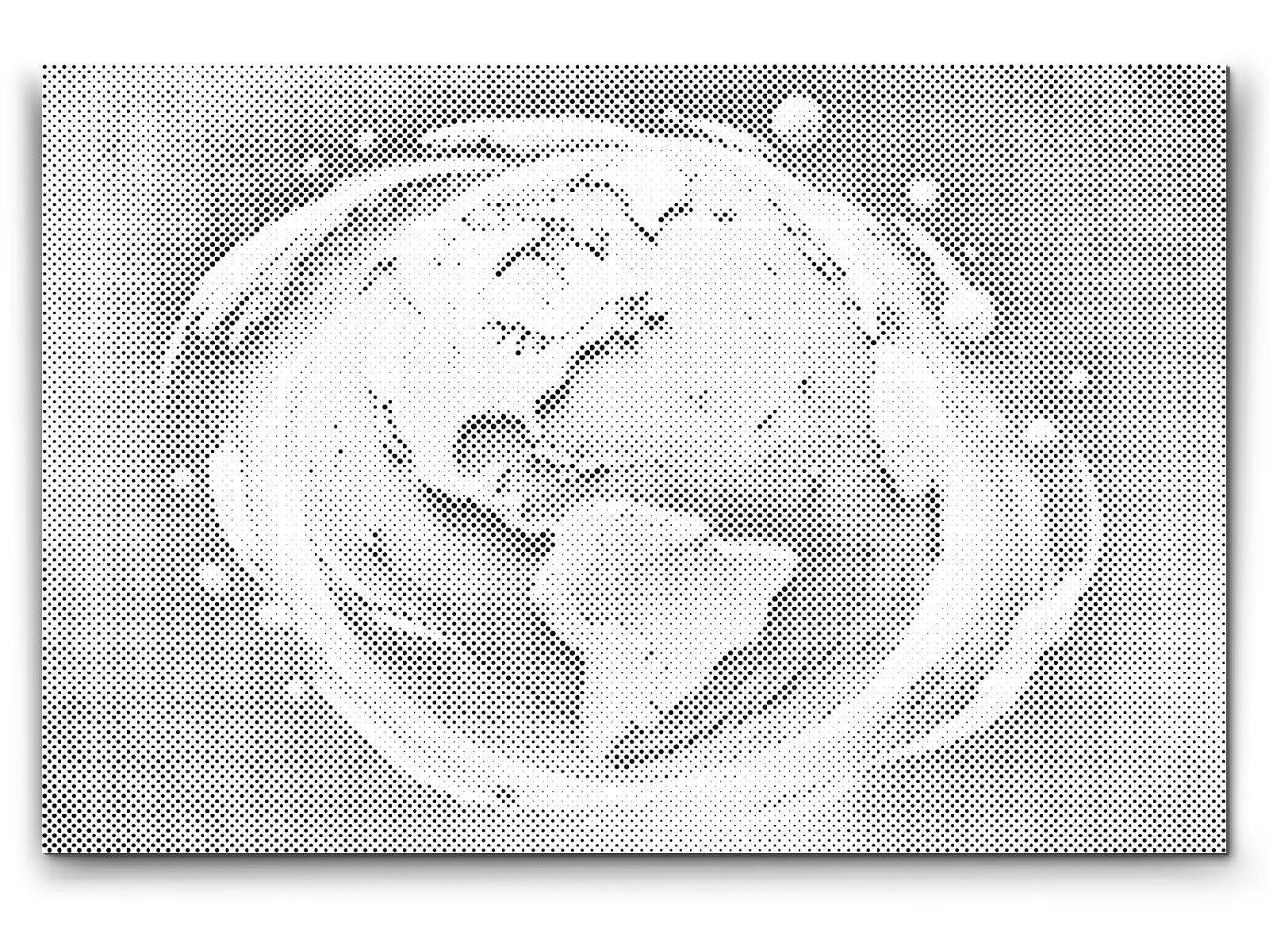 Abstrakter Planet Erde - Dottingo