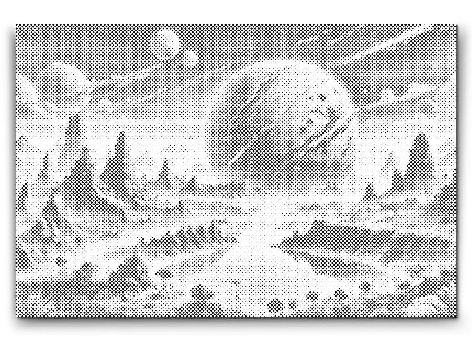 Abstrakter Planet im Weltraum - Dottingo