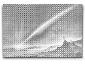 Vorbeiziehender Komet am Himmel - Dottingo