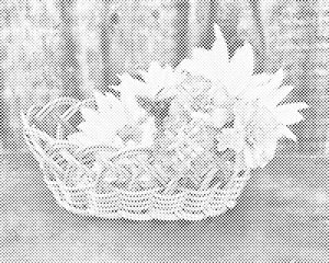 Korb mit Blumen - Dottingo