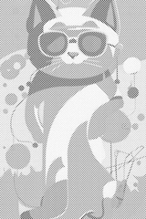 Pop Art Katze - Dottingo