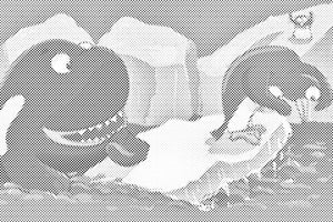 Pinguin und Wal - Dottingo