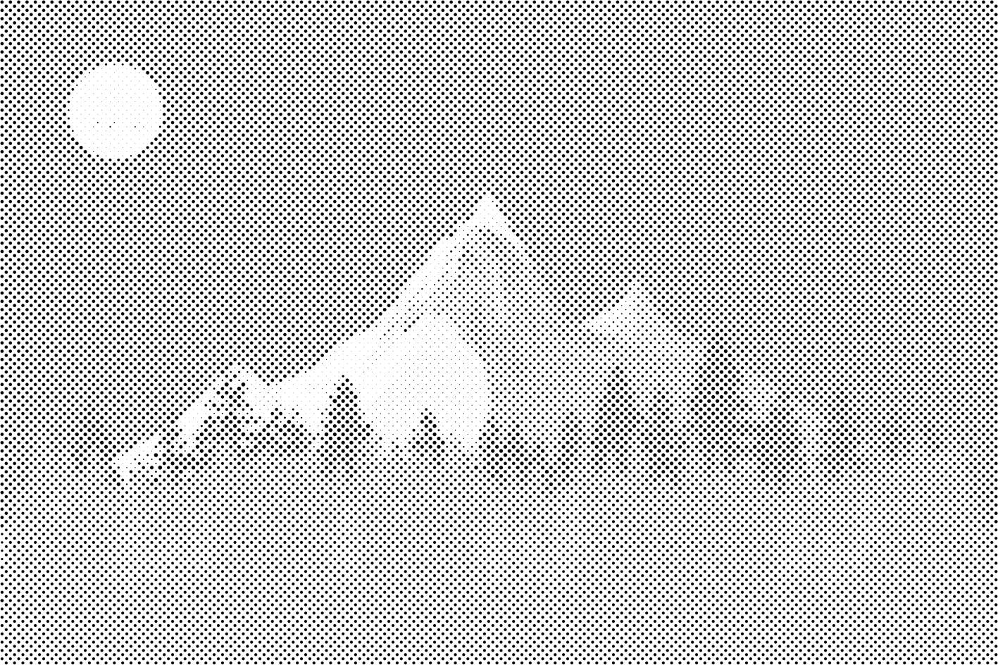 Berge bei Nacht - Dottingo