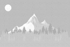 Berge bei Nacht - Dottingo