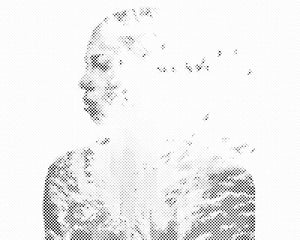 Frau, Wald, Vögel - Dottingo
