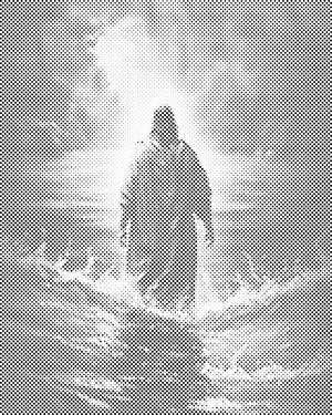 Jesus geht auf dem Wasser - Dottingo