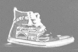 Glühender Sneaker - Dottingo