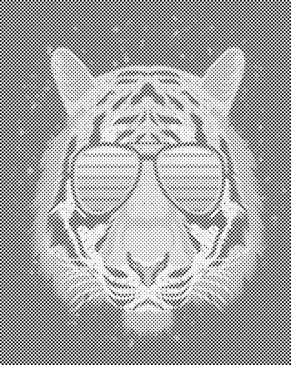 Tiger mit Brille - Dottingo