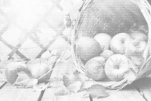 Äpfel in einem Korb - Dottingo