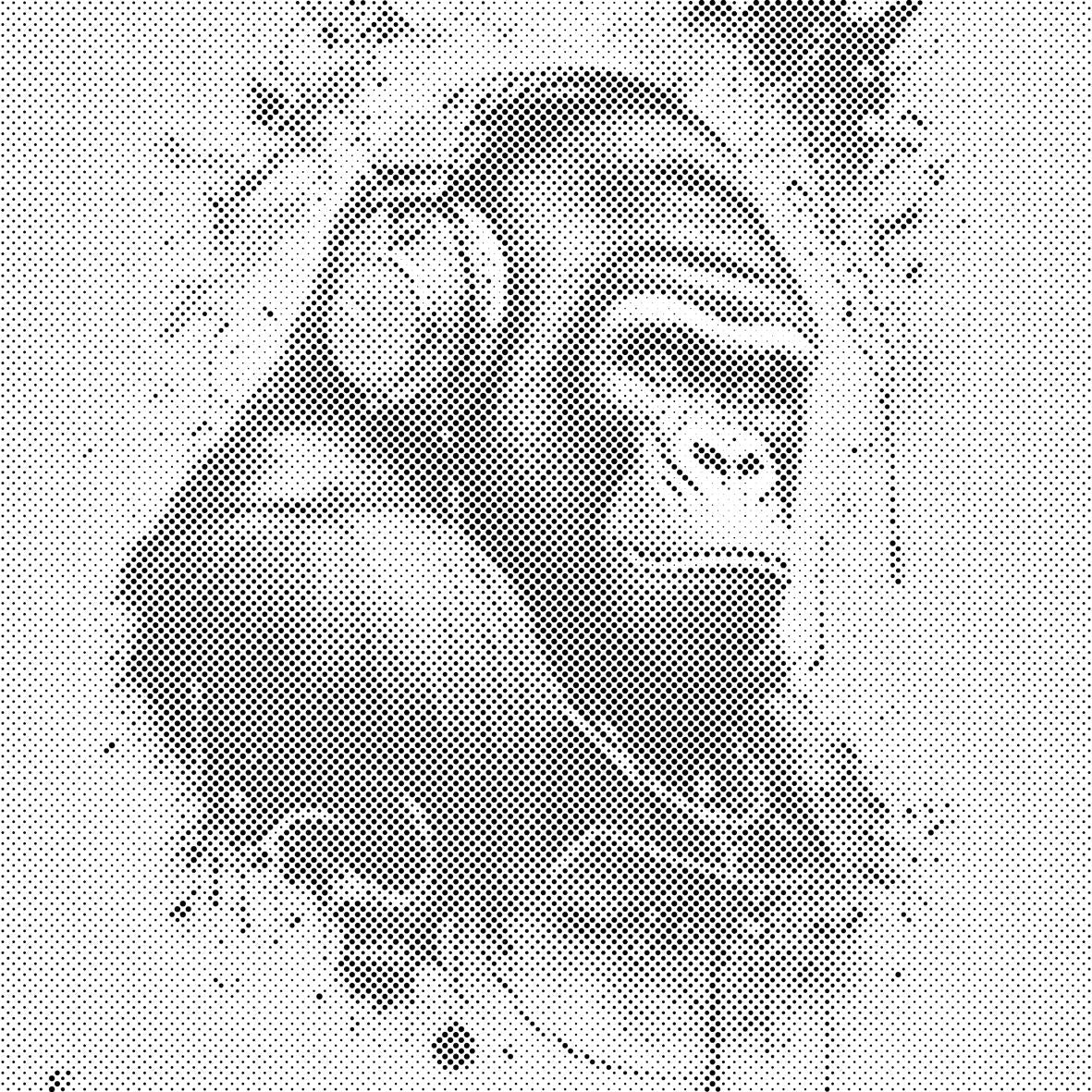 Gorilla mit Kopfhörern - Dottingo