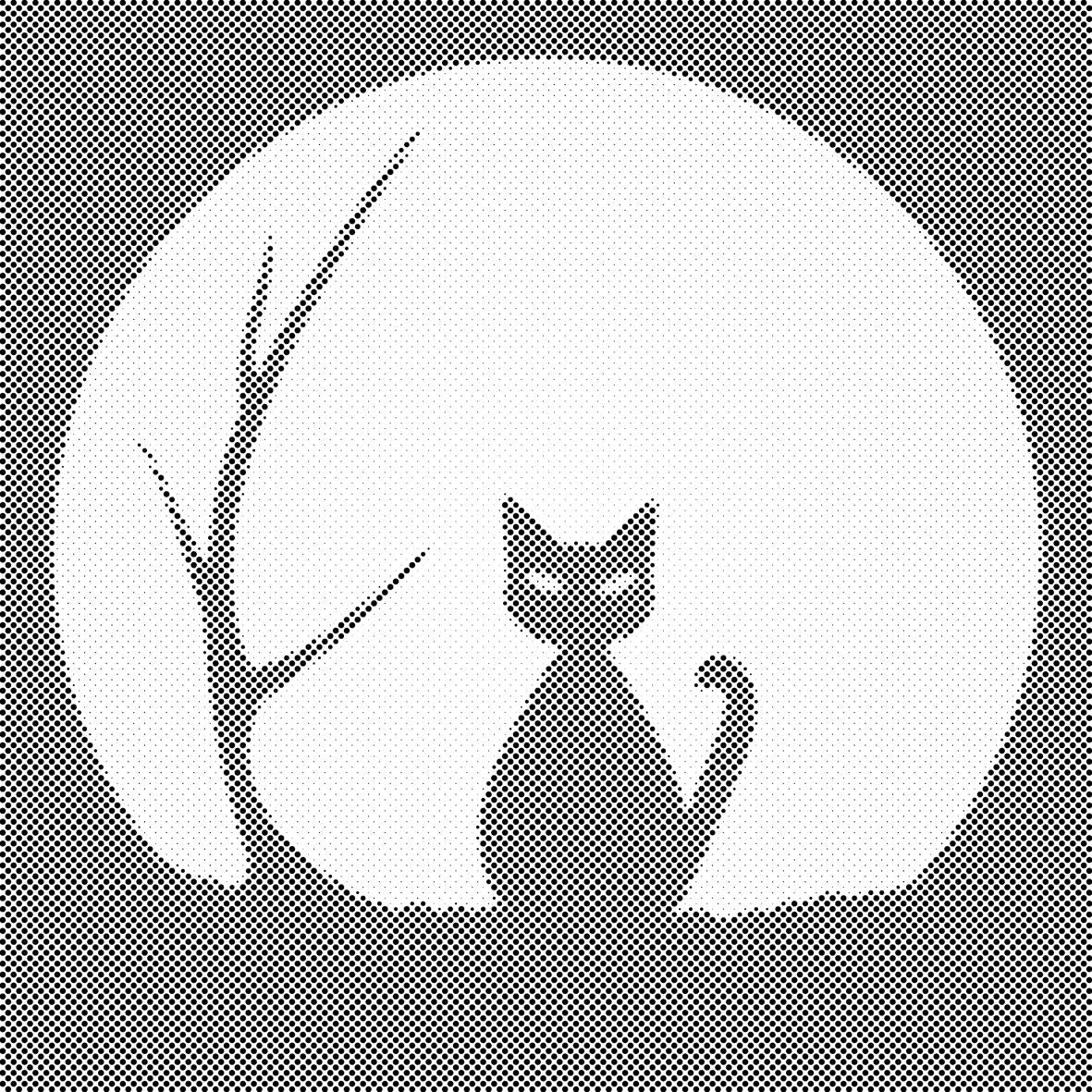 Schwarze Katze 2 - Dottingo
