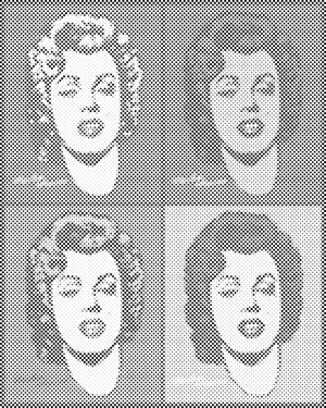 4 Schattierungen von Marilyn - Dottingo