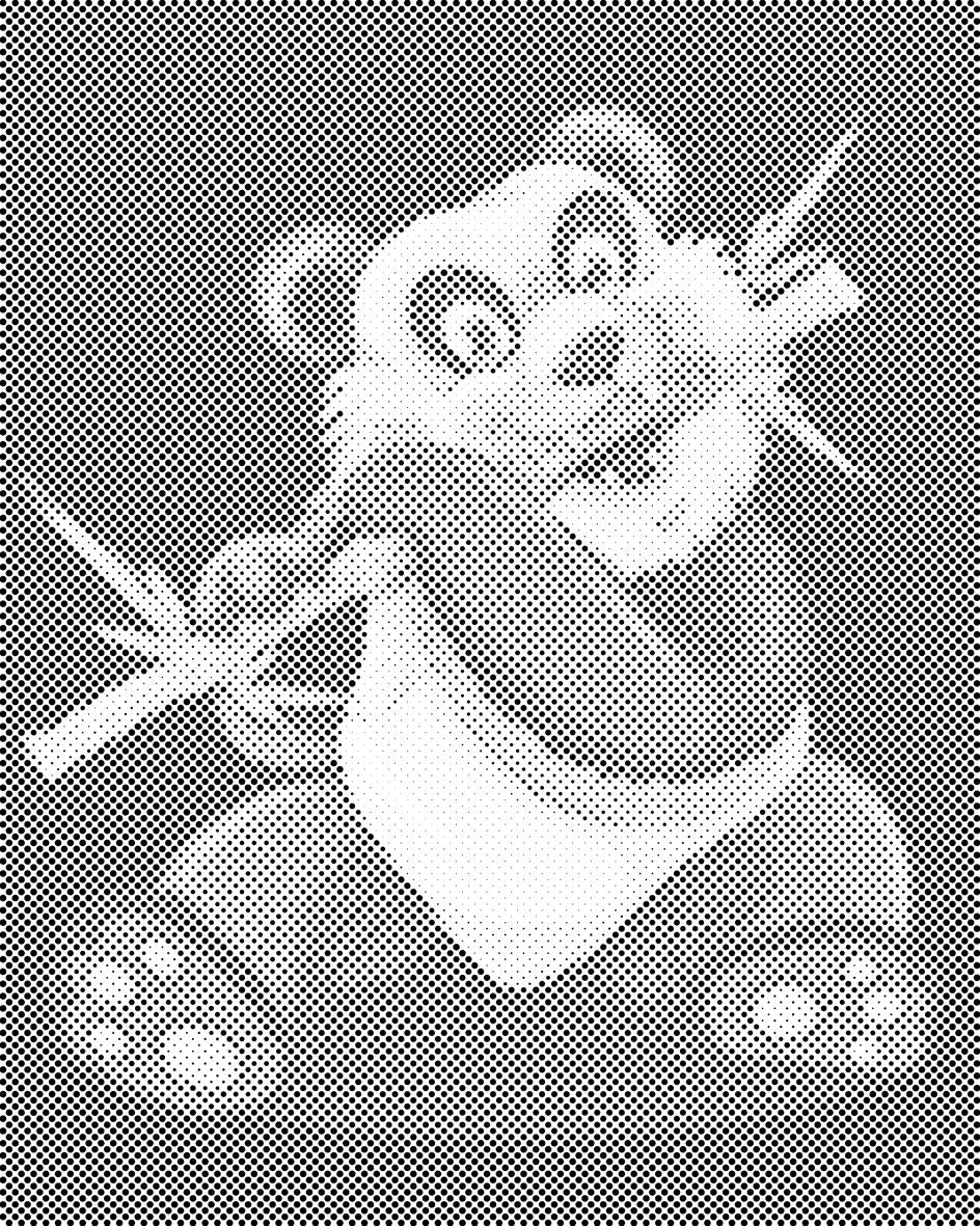 Panda mit Bambus - Dottingo
