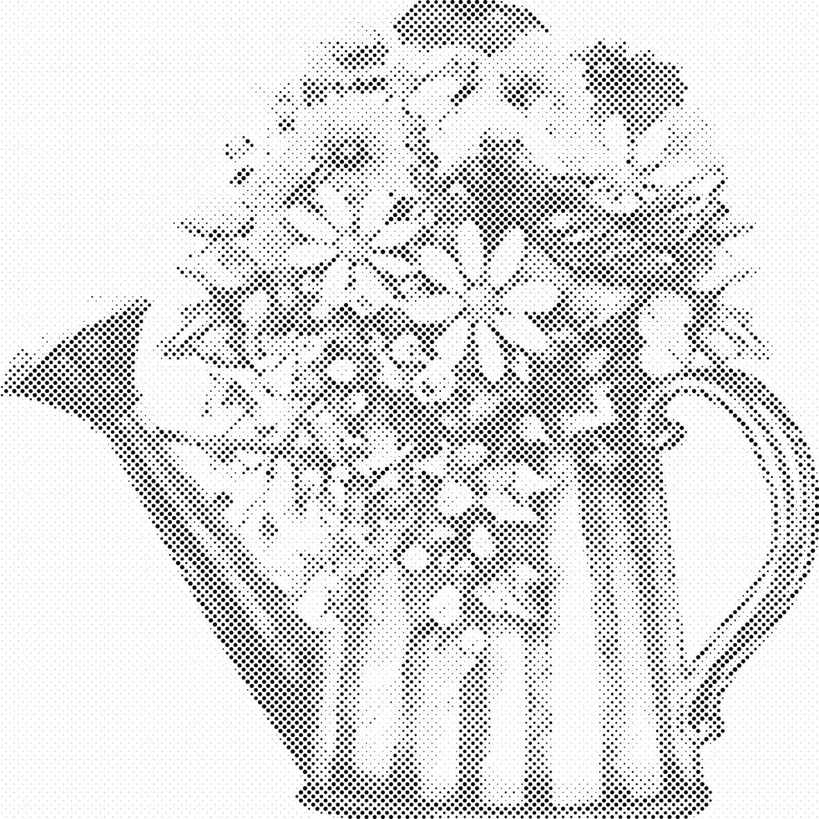 Strauß in einer Tasse - Dottingo