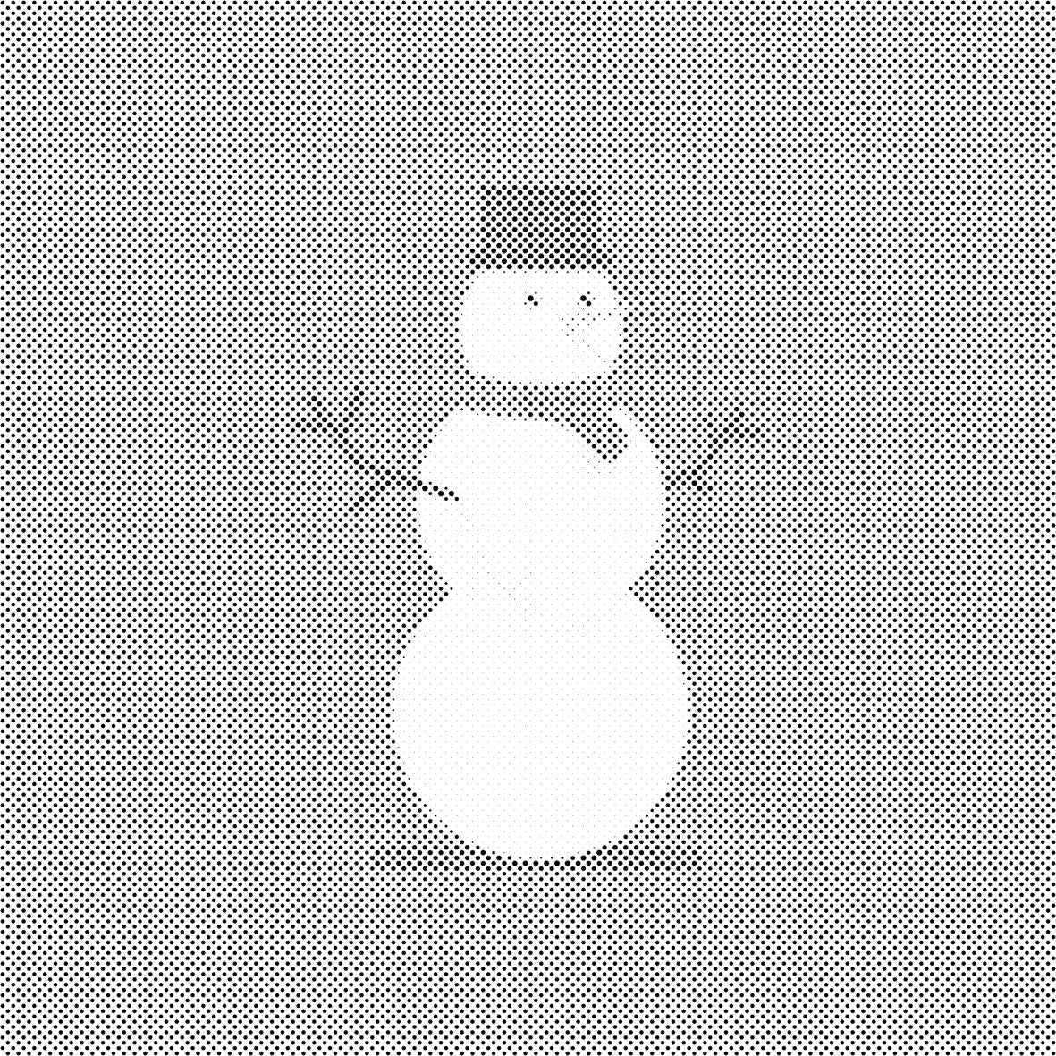 Verlassener Schneemann - Dottingo