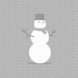 Verlassener Schneemann - Dottingo