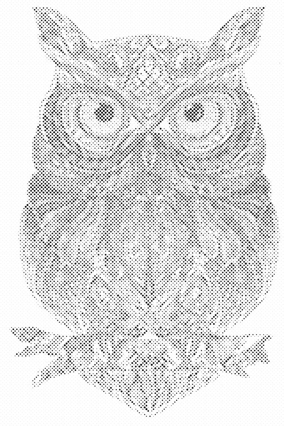 Mandala-Eule - Dottingo