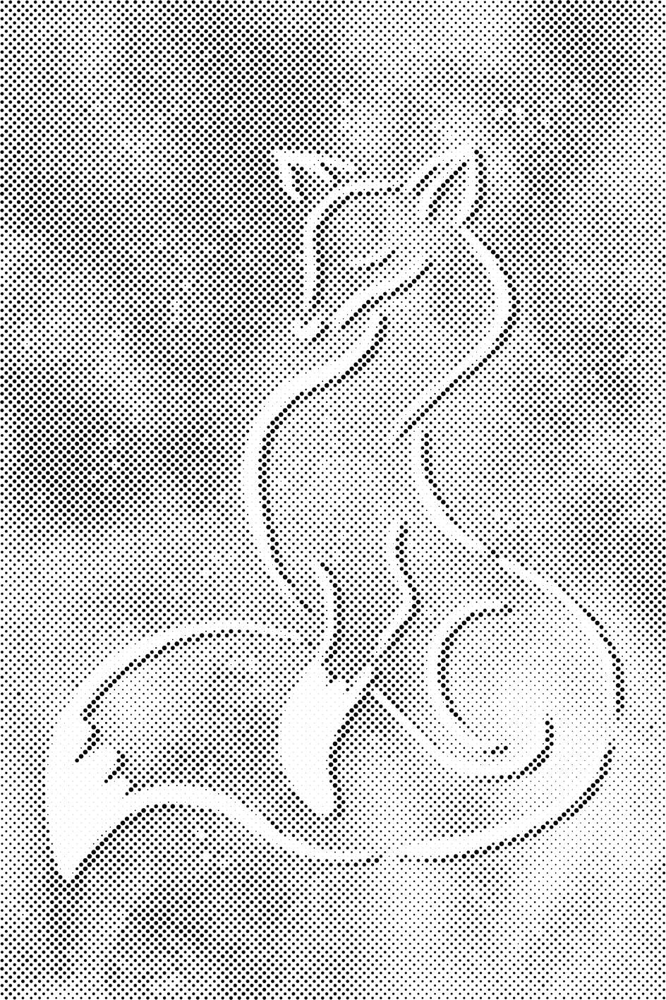 Fuchs mit kosmischem Hintergrund - Dottingo
